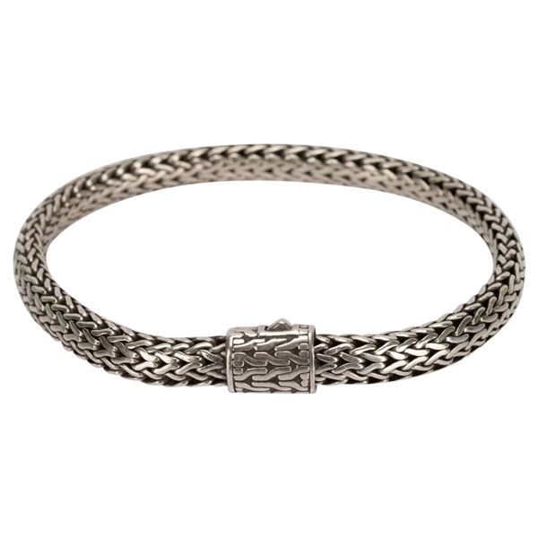 John Hardy Sterling Woven Classic Chain Bracelet