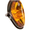 Image 4 : Modernist Sterling Silver Amber Ring Size 6