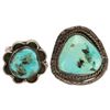 Image 1 : Native American Sterling Turquoise Ring Lot 9 1/2