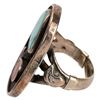 Image 5 : Native American Sterling Turquoise Ring Lot 8 1/2