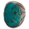 Image 6 : Native American Sterling Turquoise Ring Lot 8 1/2
