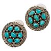 Image 5 : Southwestern Sterling Turquoise Earring Lot