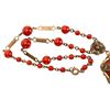 Image 7 : Art Deco Czech Carved Glass Pendant Necklace