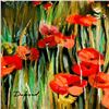 Image 2 : Red Flowers II by Dupond Yuri