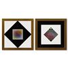 Image 1 : Ond - Kett et Vega - Pal de la serie Vega (Diptych) by Vasarely (1908-1997)