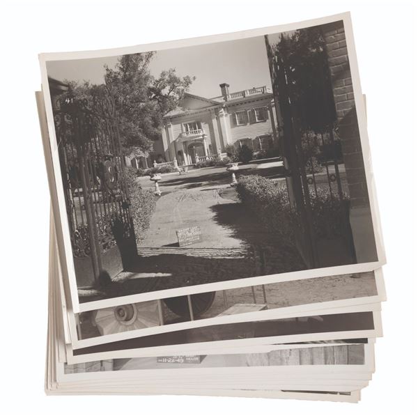 A Collection of Harper Goff "Bright Leaf" Set Photos.