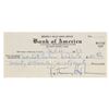 Image 1 : A Katharine Hepburn Signed Bank Check.