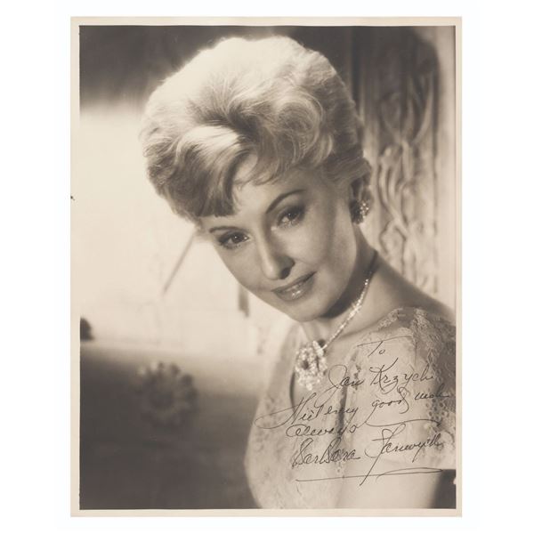A Barbara Stanwyck Signed Photo.