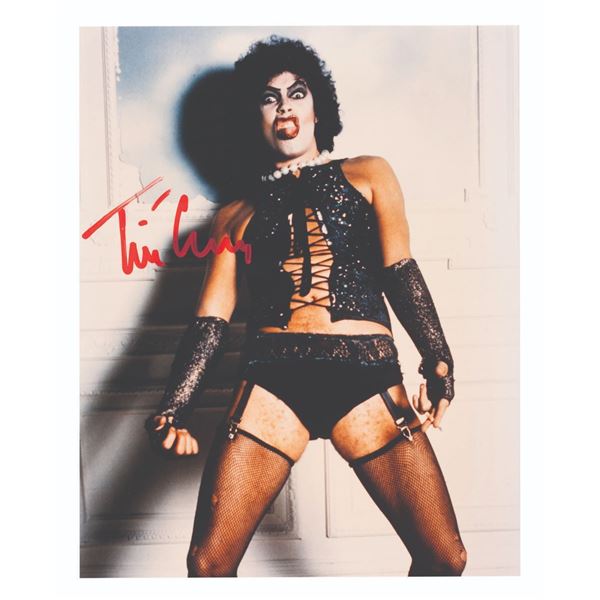 A Signed Photo of Tim Curry as Dr. Frank-N-Furter.