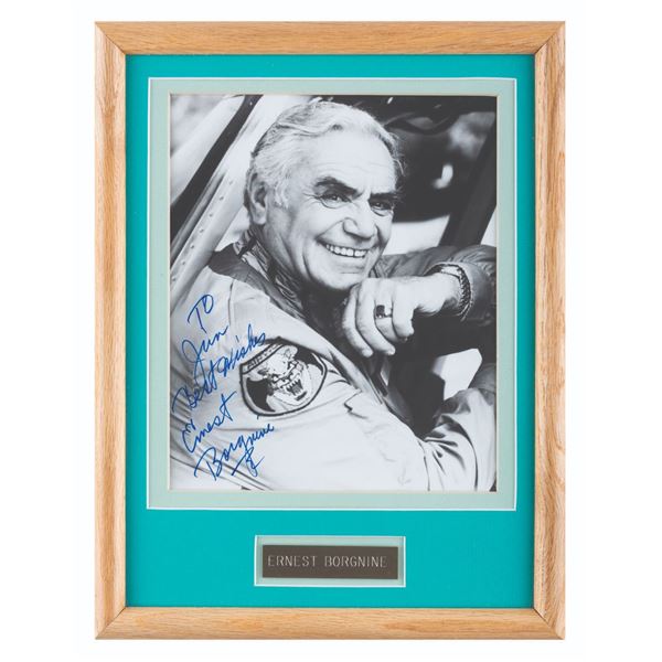 A Signed Ernest Borgnine Publicity Photo.