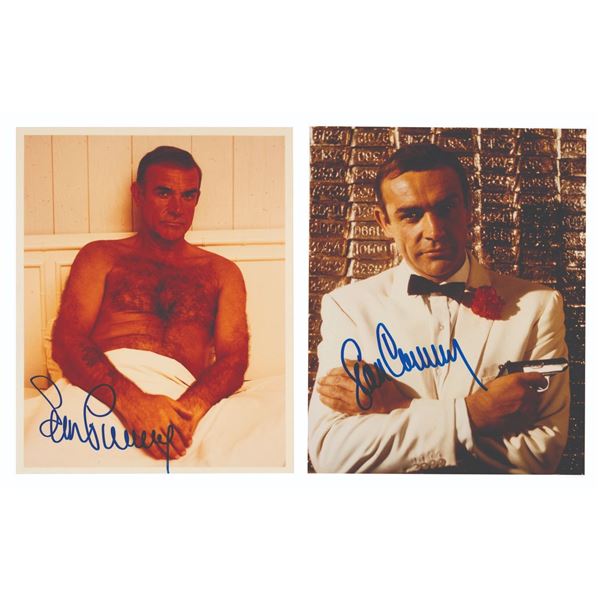A Pair of Signed Sean Connery Photos.