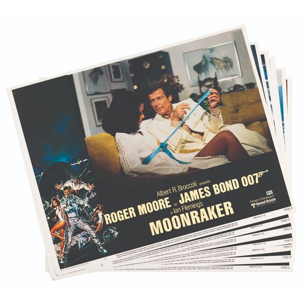 A "Moonraker" Lobby Card Collection.