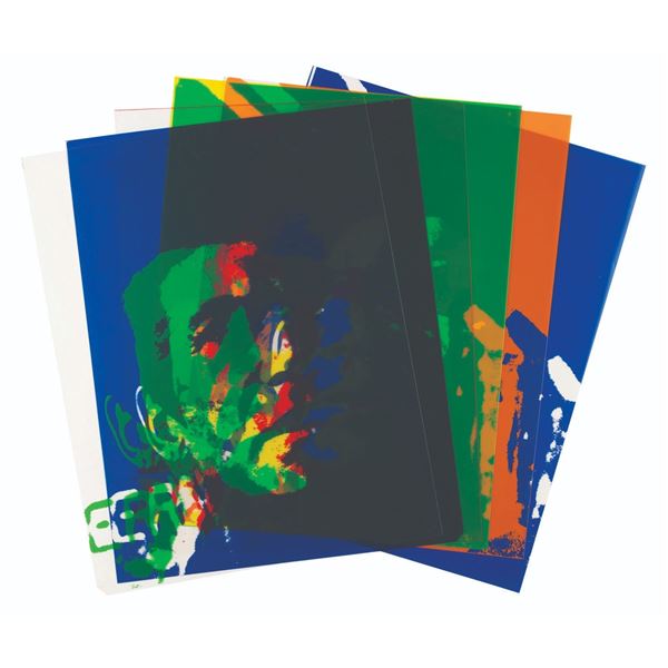 A "Star Trek: The Motion Picture" Captain Kirk Transparency Portrait.