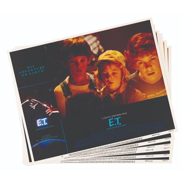 A Set of "E.T. the Extra-Terrestrial" Lobby Cards.