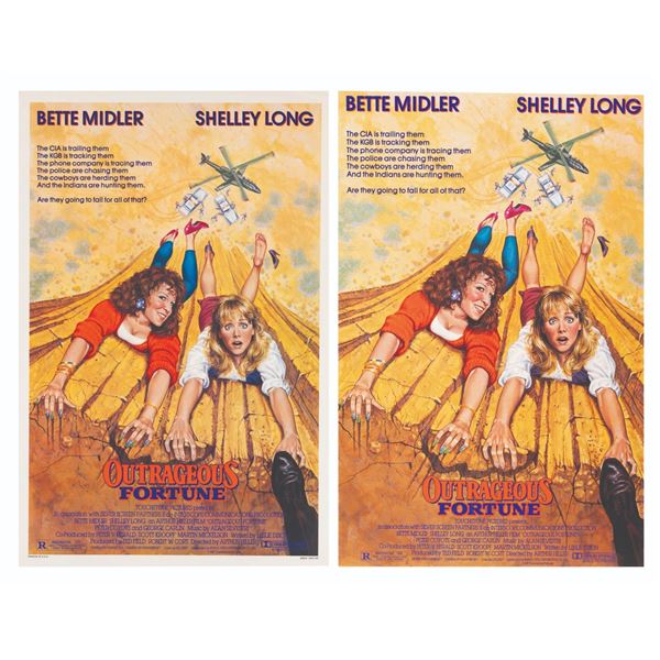 An "Outrageous Fortune" East Coast Poster & Display.