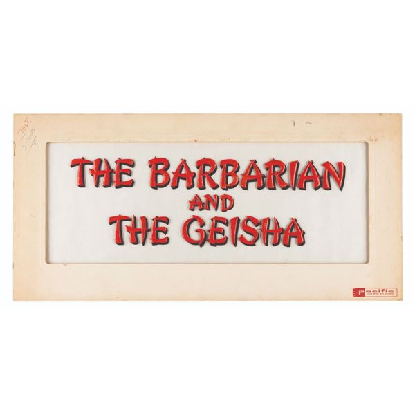 "The Barbarian and the Geisha" Title Art.