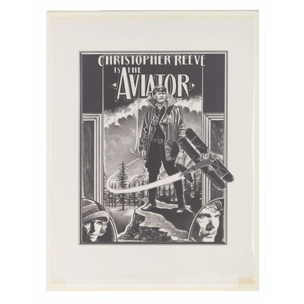 Larry Noble "The Aviator" Poster Concept Art.