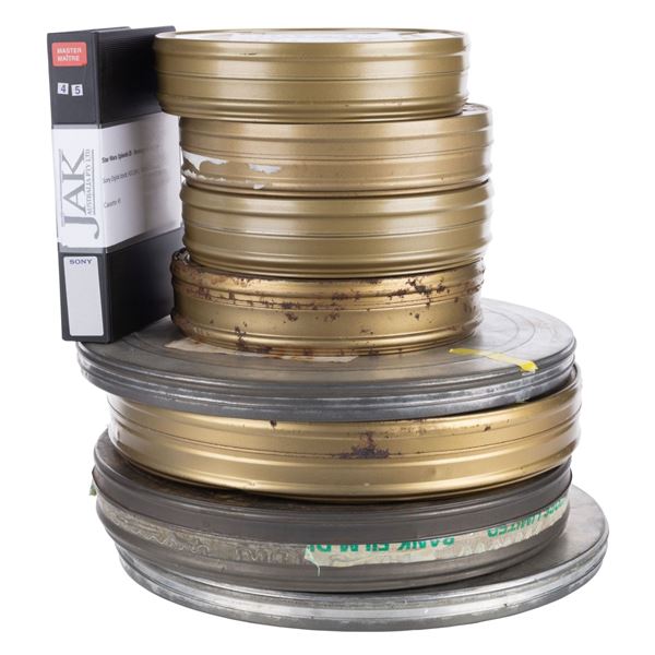 A Set of Star Wars "Skywalker Saga” Film Canisters.