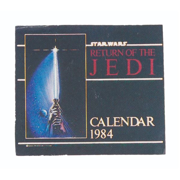 A "Ghostbusters” Star Wars Miniature Calendar Prop.