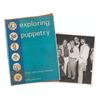 Image 1 : Jim Henson's Puppeteer Group Photo and "Exploring Puppetry" Book.