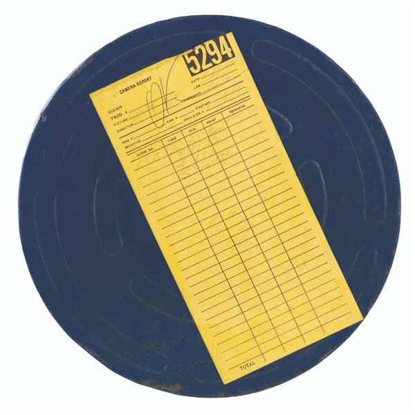 A "Back to the Future” Production-Used Film Canister.