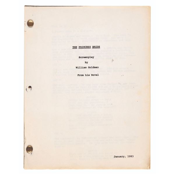 An Early "The Princess Bride" Screenplay.