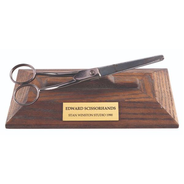 An "Edward Scissorhands” Prototype Scissor Studio Gift.