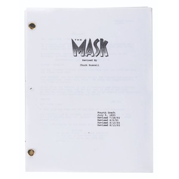 A 4th Draft Production Script for "The Mask.”