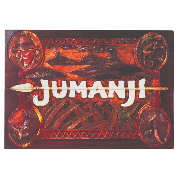 A "Jumanji" Van Pelt Coin Prop and Promo Card.
