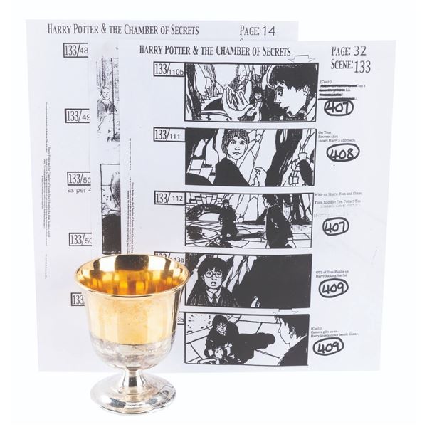 A Goblet Prop and Production Documents from Harry Potter.