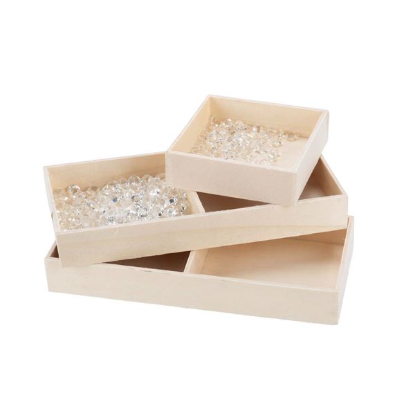 Unfinished Prop Gem Trays from The Hobbit.