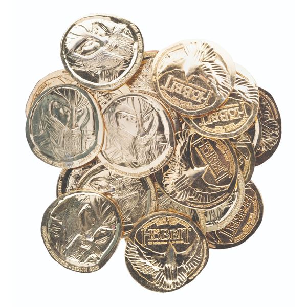 Souvenir Coins from "The Desolation of Smaug” Premiere.