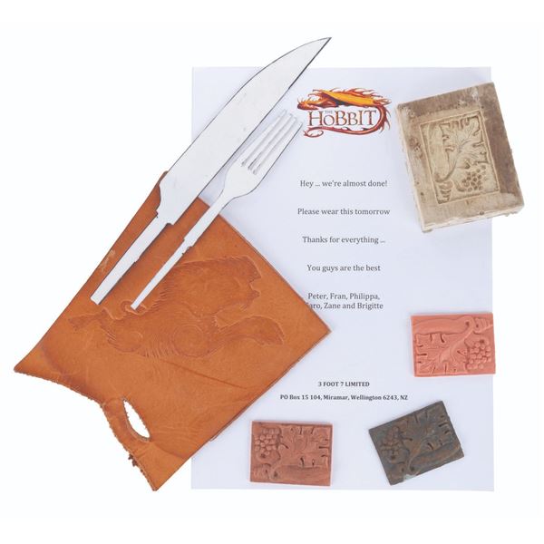 Bilbo Baggins Prop and Costume Pieces from The Hobbit.