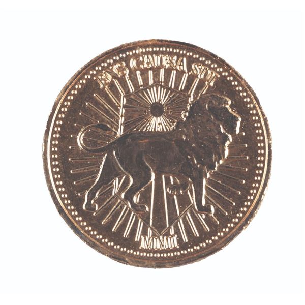 A "John Wick: Chapter 4" Gold Coin Prop.