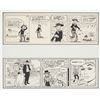 Image 5 : Three "Rick O'Shay” Original Comic Strips.