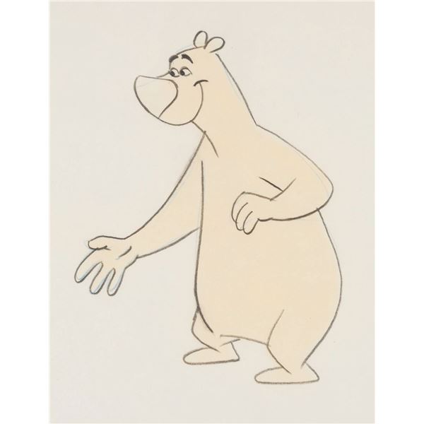 A Maxie the Polar Bear Production Drawing.