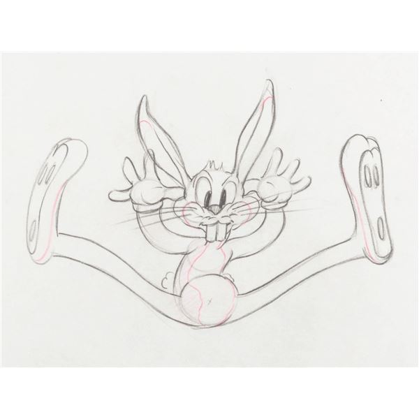 A "Hare-um Scare-um” Early Bugs Bunny Production Drawing.