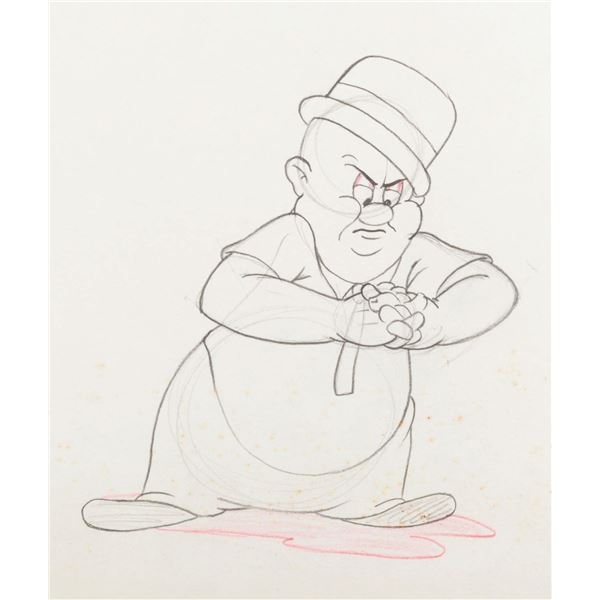 A "Wabbit Twouble” Storyboard Panel.