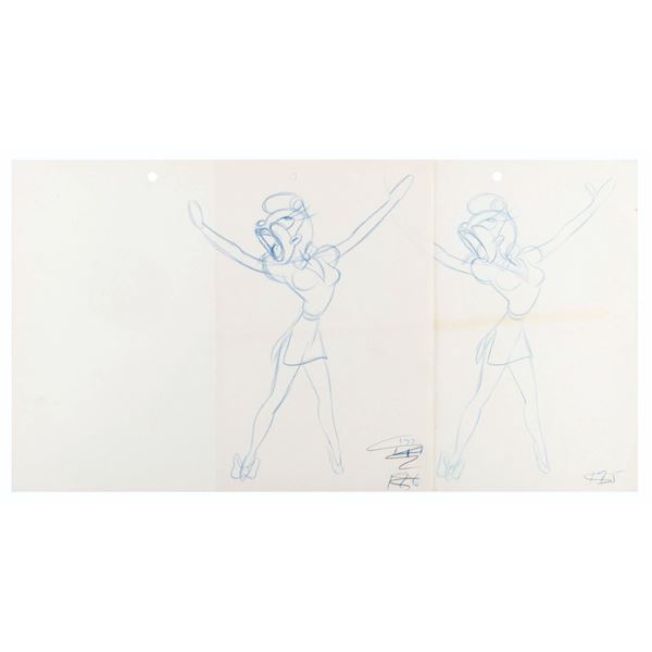 "Coal Black and de Sebben Dwarfs" Production Drawings.