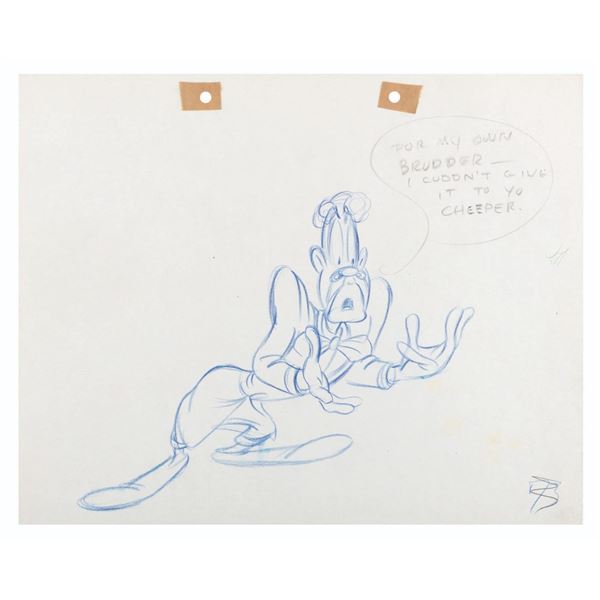 A ”Coal Black and de Sebben Dwarfs” Prince Chawmin’ Production Drawing.