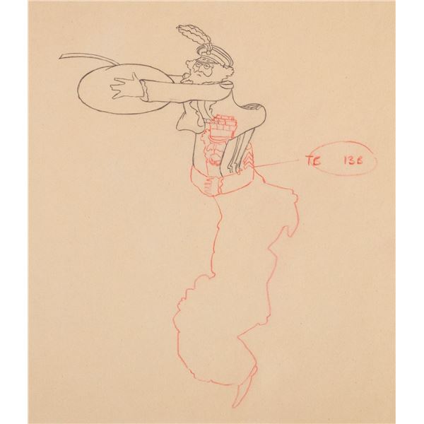 A "Yellow Submarine" Production Drawing.