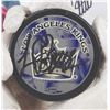 Image 2 : A Luc Robitaille Signed LA Kings Puck and Card Display.