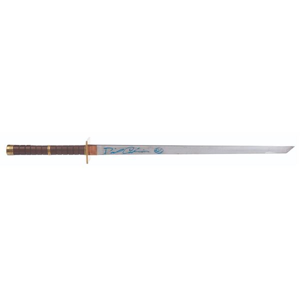 A David Carradine Signed Sword.