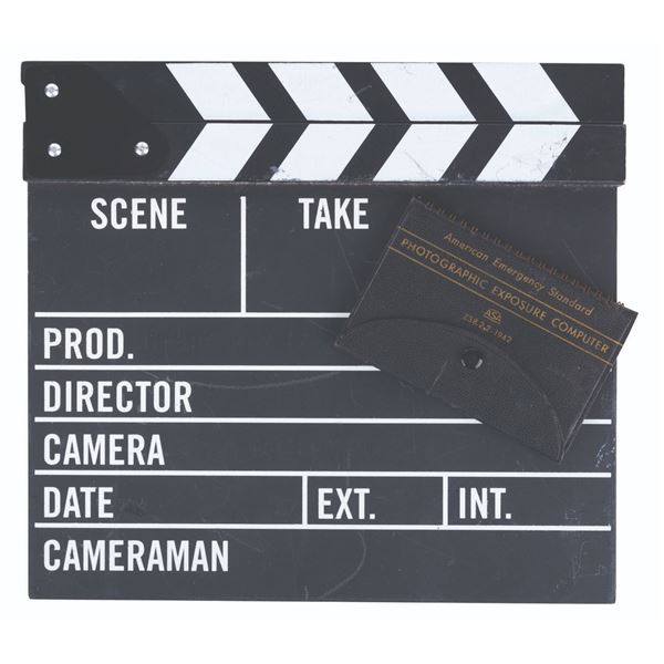 A "The Goldbergs" Prop Clapboard and Exposure Booklet.