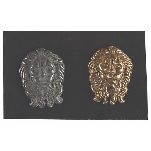 A "Game of Thrones” Pair of Lannister Armor Ornaments.