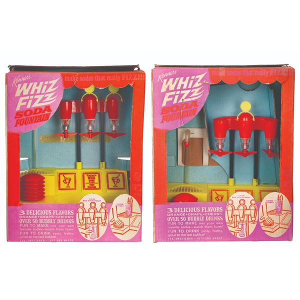 A Pair of Kenner's Whiz Fizz Soda Fountains.
