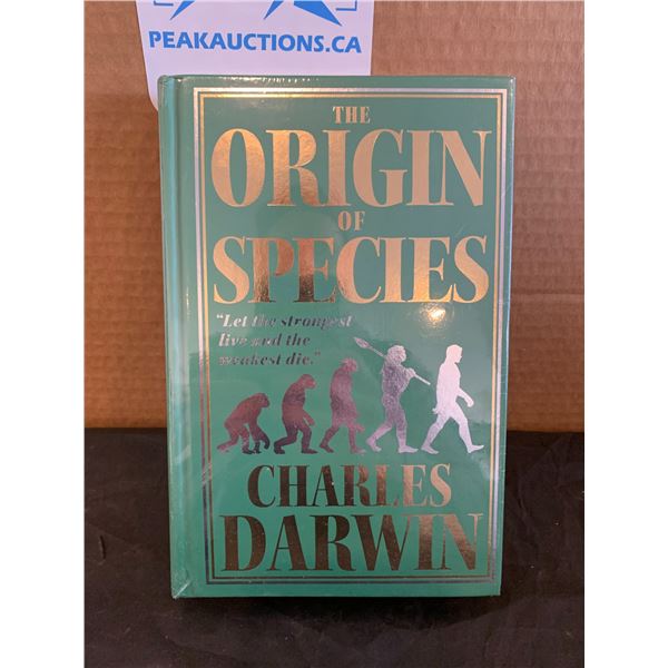 The Origin of Species by Charles Darwin Hard Cover Book