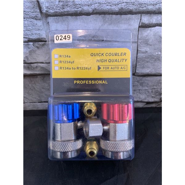 Quick Coupler for Auto A/C Adjustable 1/4"SAE HVAC