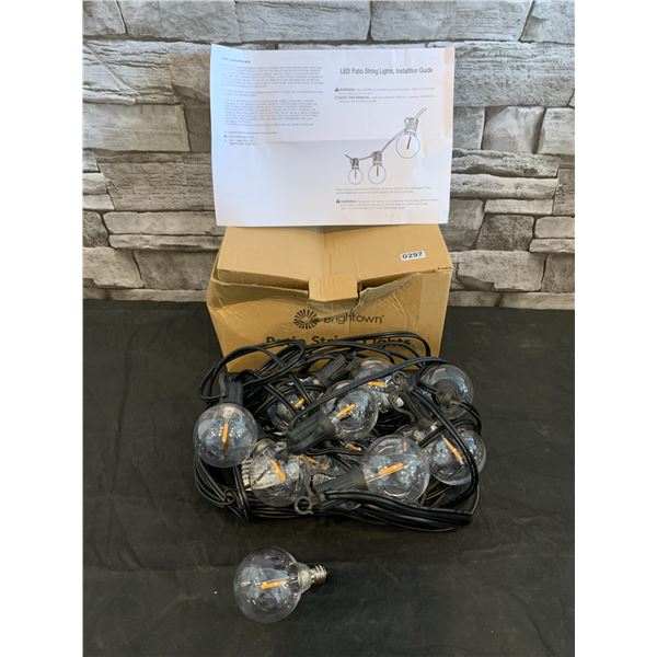 Outdoor Patio String Lights 25 Feet