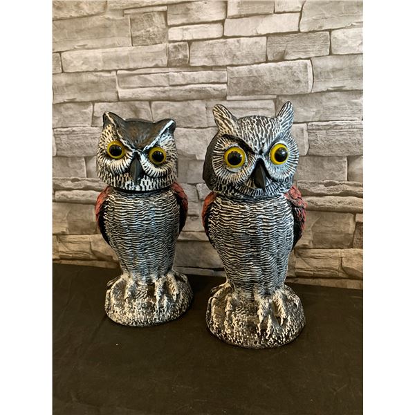 2 PCS Small Fake Owls